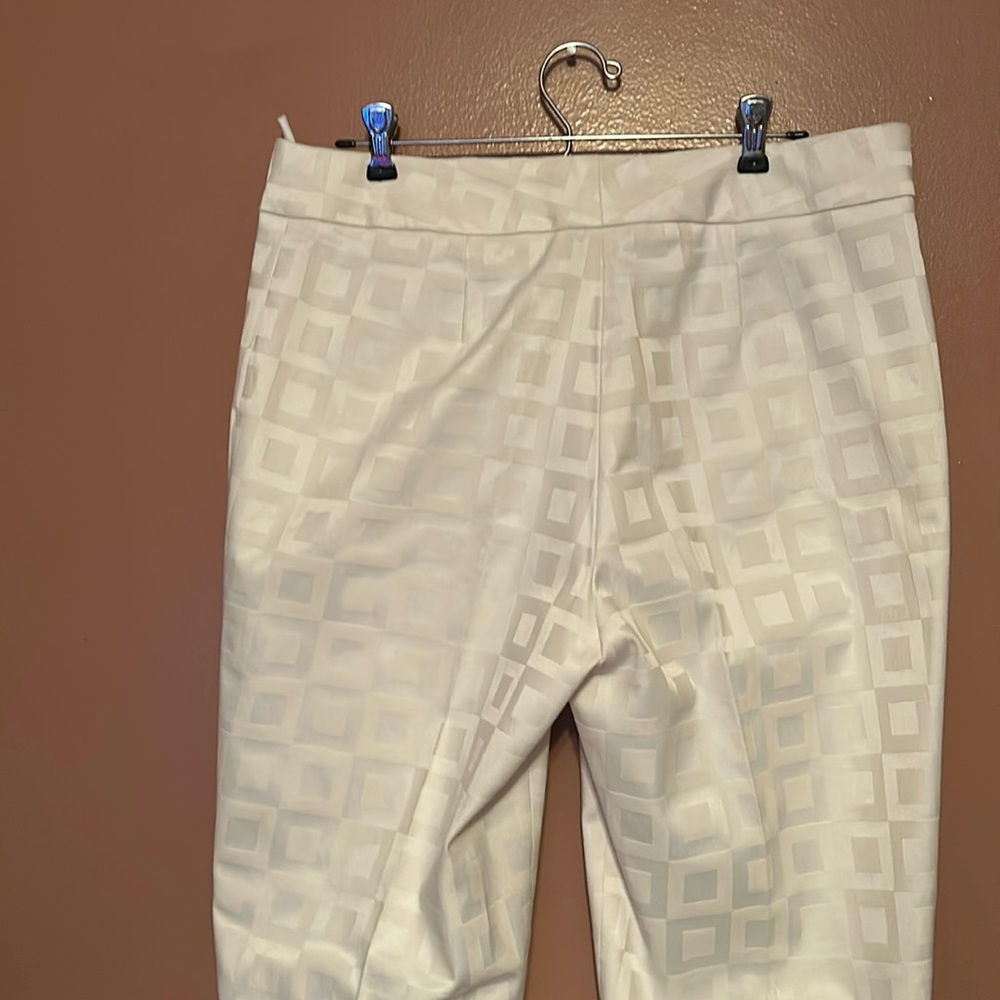 FOCUS2000 WOMANS WHITE PANTS SIZE 12 - Picture 10 of 13